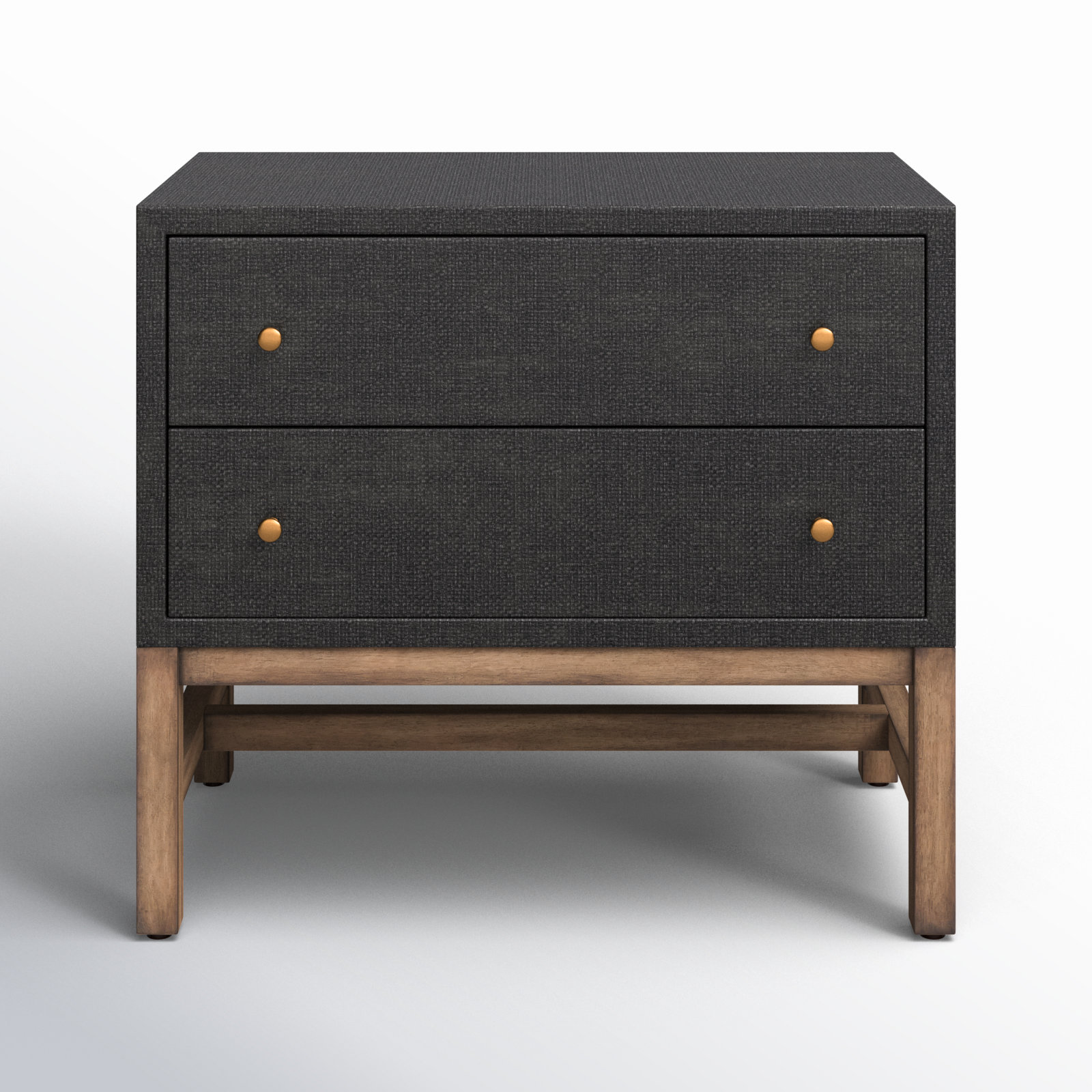 Birch Lane™ Hakana 2 - Drawer Raffia Nightstand & Reviews | Wayfair