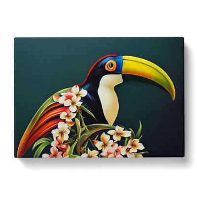 Tremendous Toucan Bird - Wrapped Canvas Print