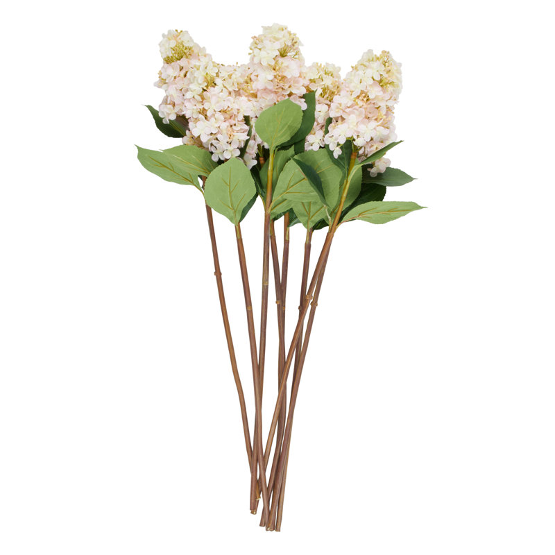 Tige de fleur artificielle Cole et Grey, H 34,5 po x l 14 po x P 13 po, Rose