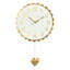 Sterling Check® Heart Pendant Wall Clock