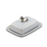 Garden Friends Stoneware Butter Dish
