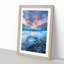 Iceland View in Abstract - Framed Print-55769038-55769041