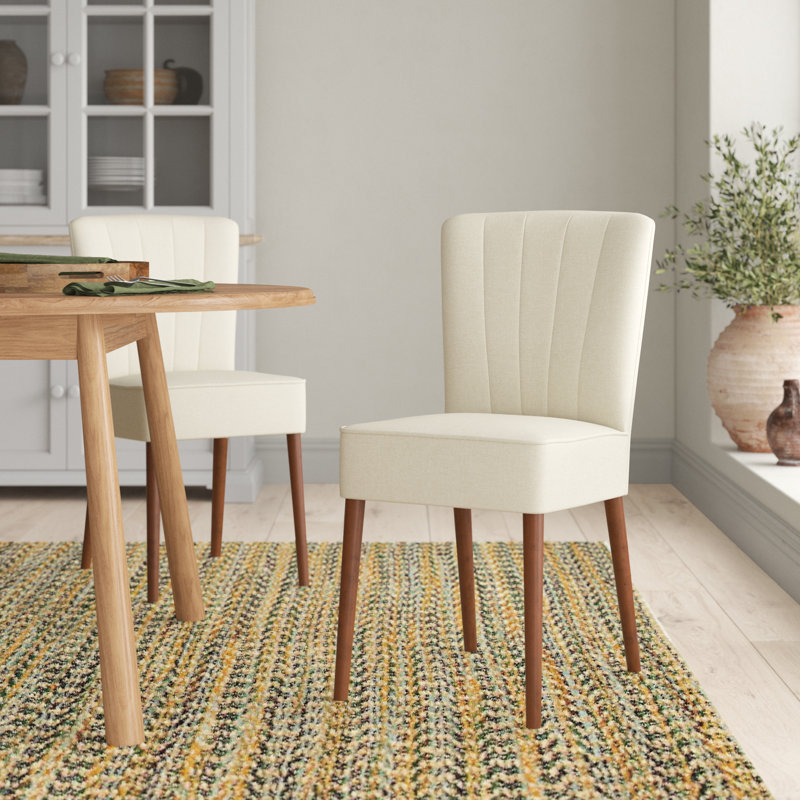 Newquay Upholstered Dining Chair, Beige