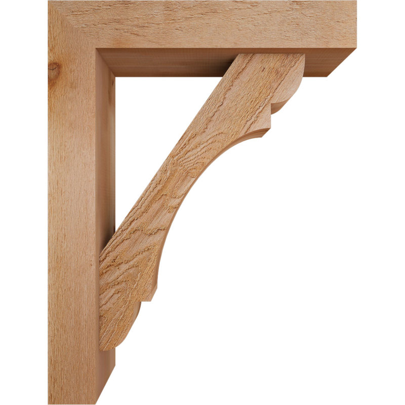 Support de bloc olympique avec entretoise décalée, 34 x 26, Cèdre rouge occidental de l 6 po (scié brut)