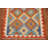 Multolor Wool Kilim Oriental Accent Rug 3x4