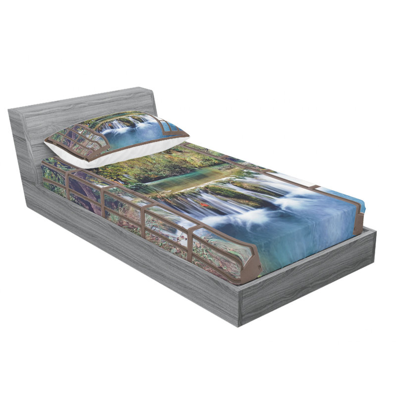 Microfiber Sheet Set, Twin XL Sheet Set with Fitted Sheet