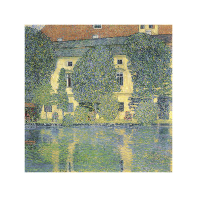 «The Schloss Kammer on the Attersee III» par Gustav Klimt - Estampe numérique