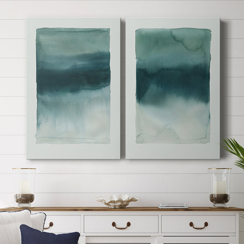 Toile tendue Tide Dye I-Premium Gallery - prête à être accrochée, H 12 po x l 16 po