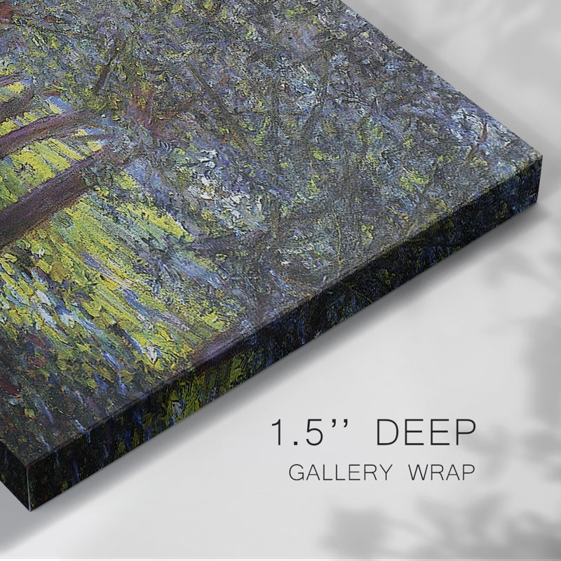 «In Monets garden, Giverny» par Monet-Gallery, toile tendue, H 12 po x l 18 po