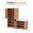 Multi Functional Shoe Storage Cabinet With Bench & 7+3 Storage Compartment-2041302113