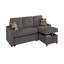 Canapé modulaire convertible en tissu Dorris-270375368