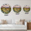 Italian Vineyard pendant le coucher du soleil - horloge murale Country-1124961810