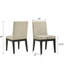 Roundhill Furniture Rocco Contemporary Solid Wood Dining Chairs, Set Of 2