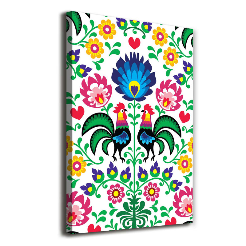 Ethnic Pattern - Wrapped Canvas Print