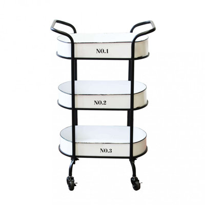 Jorgenson Metal Bar Cart
