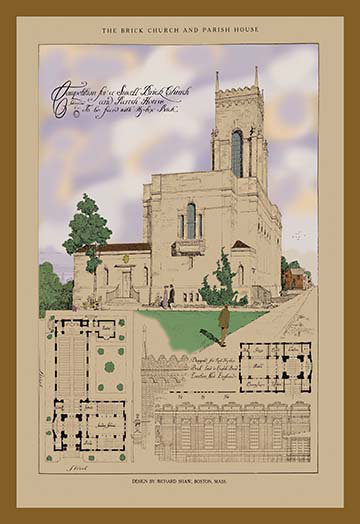 « the shaw de l’église » par anonymous graphic art