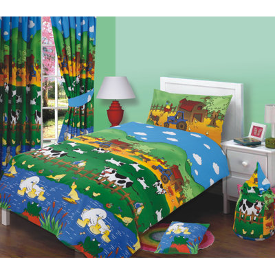 FARMYARD FRIENDS Devore Duvet Cover Set