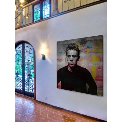 James Dean " James Dean - Torn Sweater #1 " by Parvez Taj