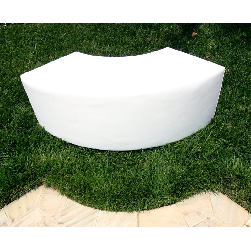 Plastic Picnic Bench, Chill White