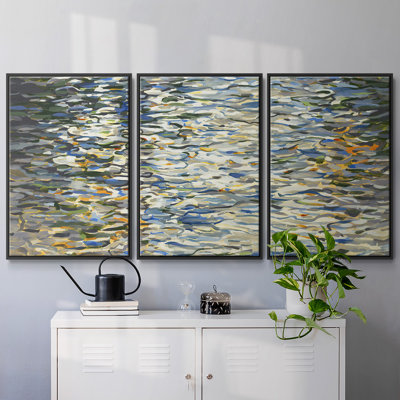 Water Reflections - Multi Piece Framed Canvas