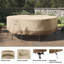 Housse pour table d'extérieur Pure Garden avec protection UV 50+ et envers imperméable - Housses pour meubles de patio
