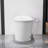 Elongated Smart Toilet With Built - In Bidet, Auto Open/Close Function, Foot Sensor, 1.28 Water Saving Flush, Led Display, Warm Air Dryer, And Heated Seat For Bathroom Luxury-125130137