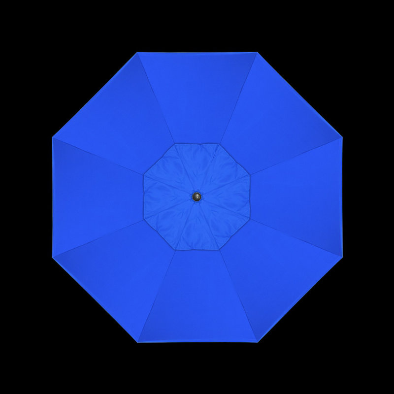 Mira 9' Market Sunbrella® Umbrella, Canvas Pacific Blue Sunbrella® Canvas