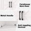 Grande armoire de coin Chamlee, tablette de douche / tablettes réglables Chamlee