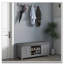Banc porte-chaussures pour entrée avec coussin, portes coulissantes-282870252