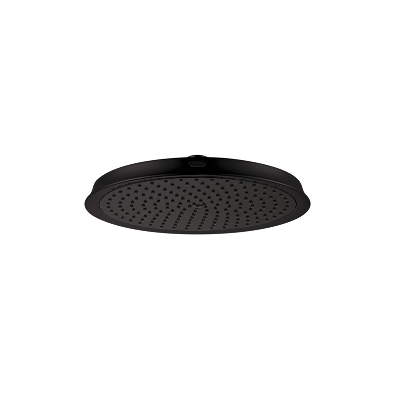 hansgrohe Raindance Classic Showerhead 240 1-Jet PowderRain, 1.75 GPM, Matte Black