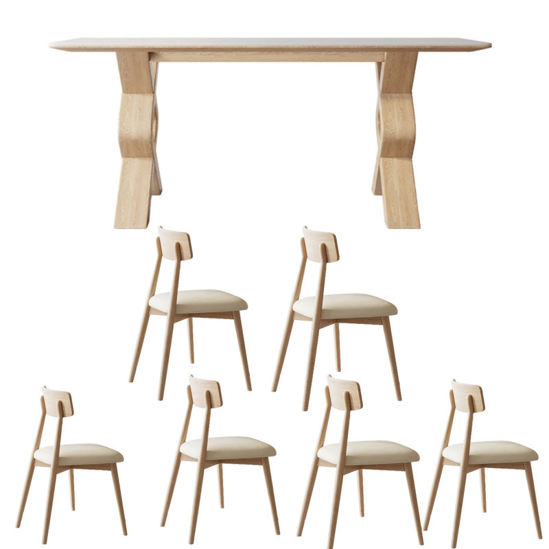 Petite table de salle à manger rectangulaire pour famille L 62,99 po x l 31,49 po