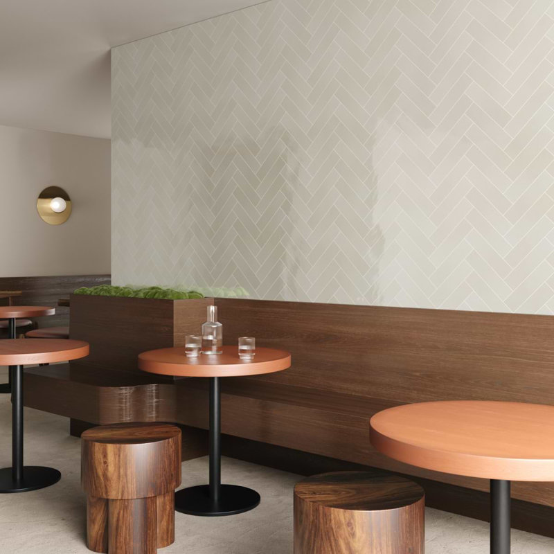Manchester 3x12 Glossy Ceramic Subway Tile, Dove Gray