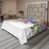 Blanc, violet / floral est en rupture de stock