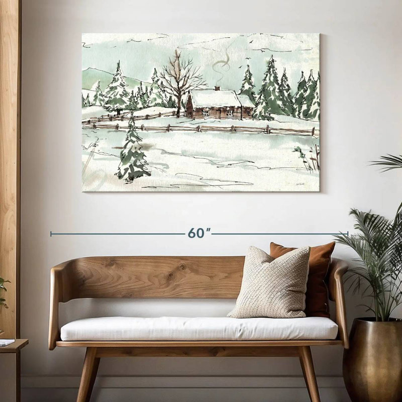 Alvord Cozy Winter Wonderland, H 32 po x l 48 po
