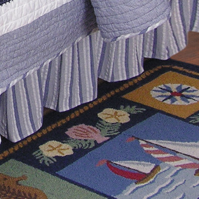 Lopp Stripes Dust Ruffle 14" Bed Skirt