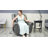 Sandrew Lay Flat Dual Motor Power Lift Recliner Chair with Vibrating Massage and Heating, Infinite Position, 2 Remote Control, and Side Pockets, USB Ports, Fabric (100% Polyester)