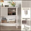 Indeigh avec portes coulissantes et tablette de rangement-133606599