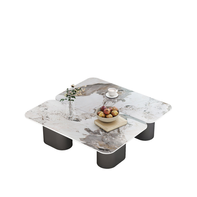 Convertible Coffee Table Set, Gray