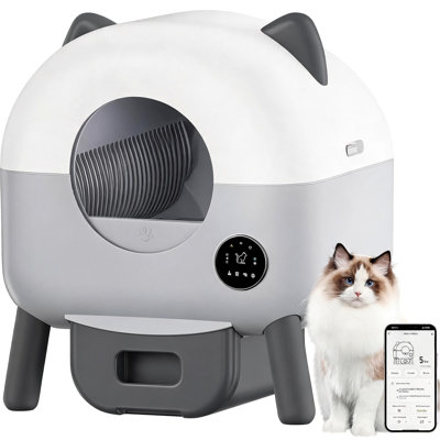 Plastic Self-Cleaning Litter Box