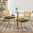 Dining Chairs Set Of 2,Rattan Side Accent Chairs-1654685761