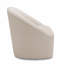 Chaise pivotante rembourrée Boucle