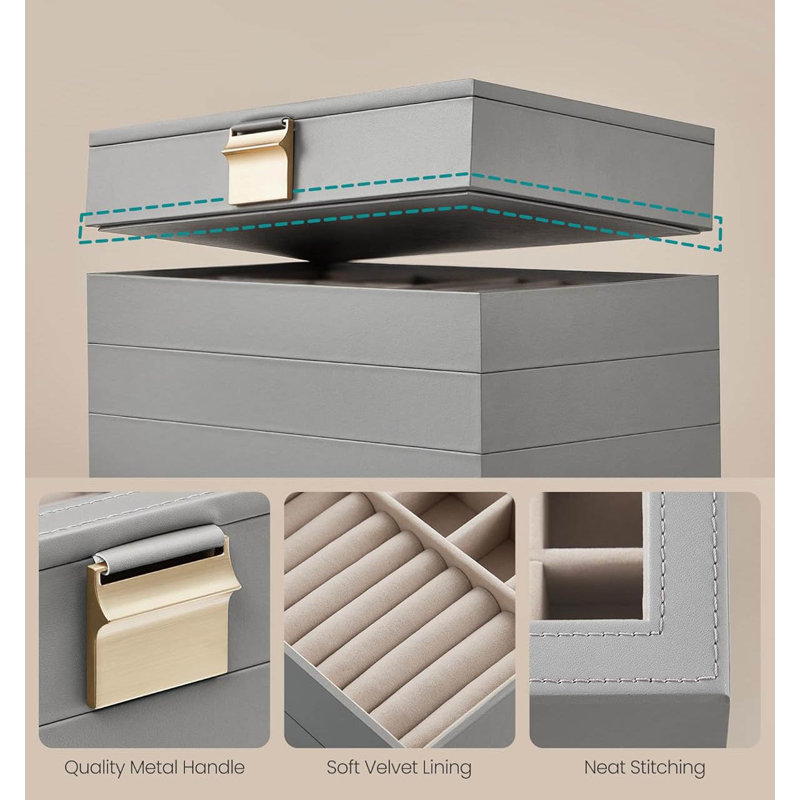 Jewellery Box +, Dove Gray