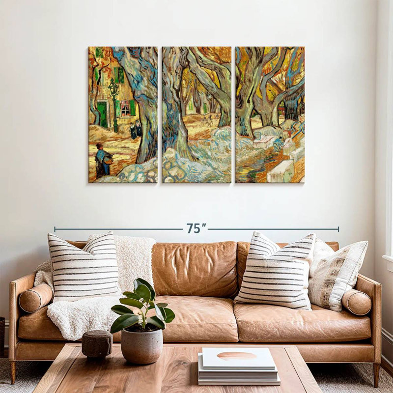 Harnek The Large Plane Trees, 36'' H X 57'' W