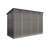 Metal Frame Storage Shed in As Pic, 9 ft, with 49 Kg Product Weight, Double Swing Doors, Sloped Roof