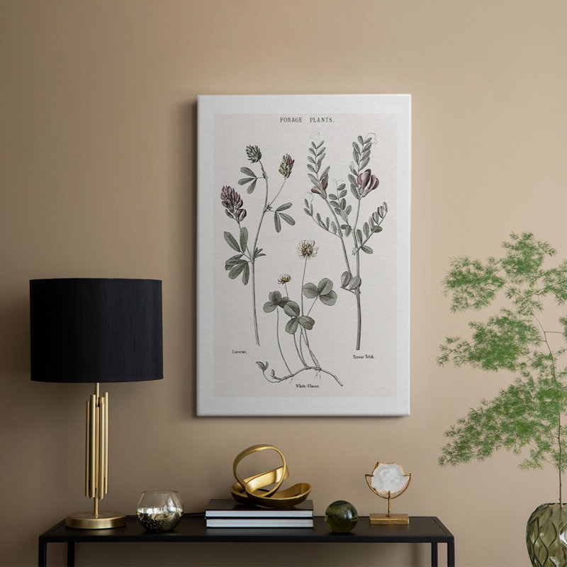 Multi Botanical I - Cavas enveloppés de galerie, H 18 po x l 12 po