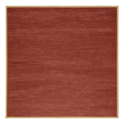 Tapis brun uni lavable à la machine
