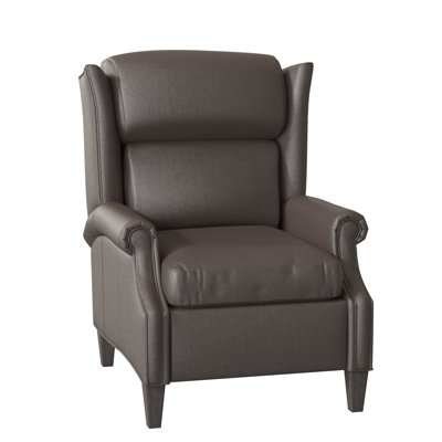 Fauteuil club inclinable en cuir véritable 33 po Harbor Town