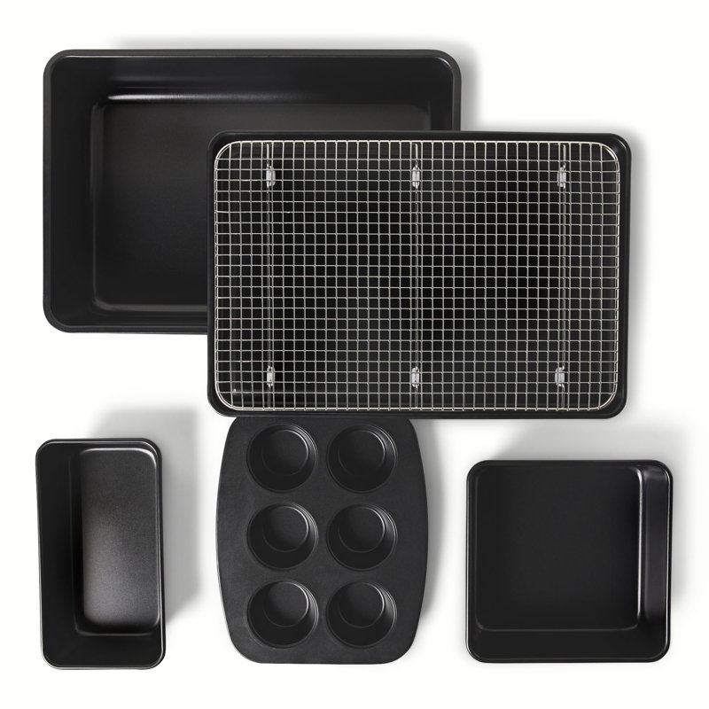 E Cairns 6 Piece Non-Stick Stainless Steel Bakeware Set