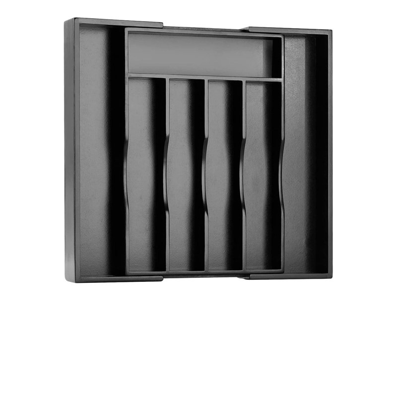 Porte-ustensiles de cuisine en bambou noir