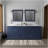 Navy Blue Double Bath Vanity